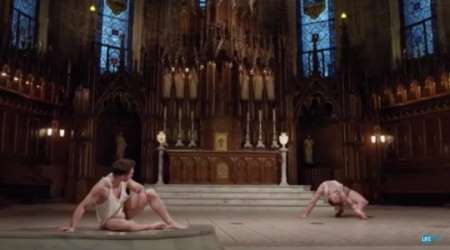 Gay dance in Saint Peter Apostle Church in Montreal