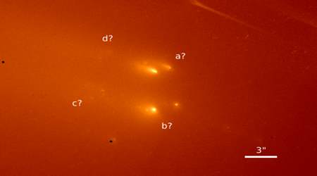 Comet ATLAS crumbles