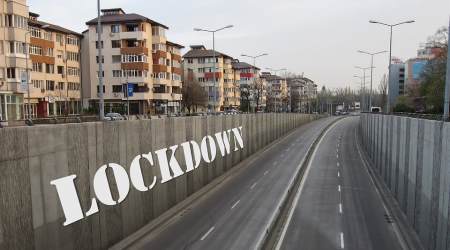 city on lockdown