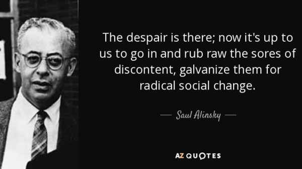 Saul Alinsky quote