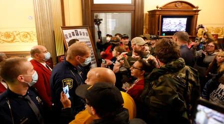 Michigan protest