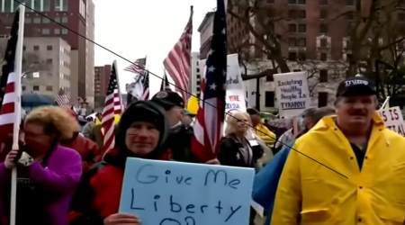 Michigan protestors