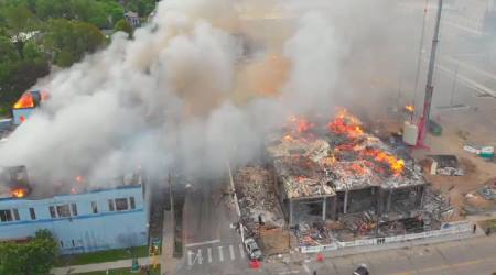 Fires in Minneapolis caused by rioters