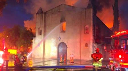 San Gabriel Missionfire