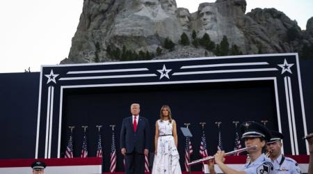 Trump at Mount Rushmore
