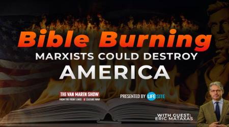 Bible burning Marxists
