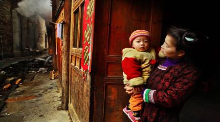 China Mother and child