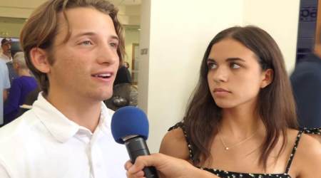 Cameron Spach and Anna Lopez, members of Godspeak Calvary Chapel in Newbury Park, California, speak with LifeSite prior to church service, Aug. 16, 2020.