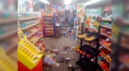 Sparta, NC quake damage