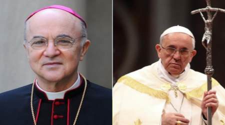 Archbishop Carlo Maria Viganò and Bergoglio