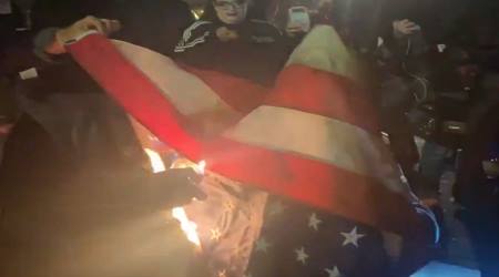 Flag burning