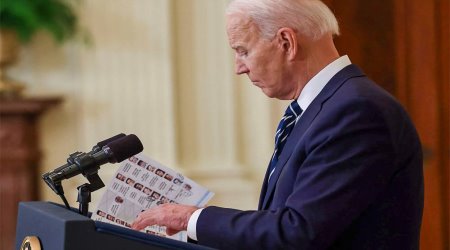 Biden and his cheat sheet