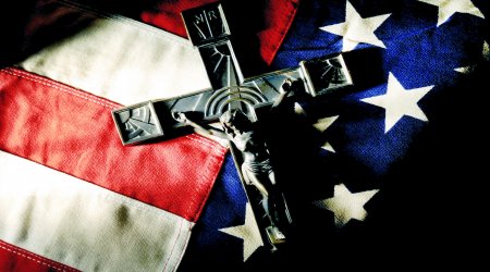 the flag and the cross