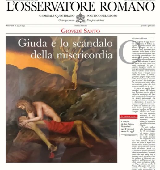 The Good Friday edition of the Vatican’s L'Osservatore Romano