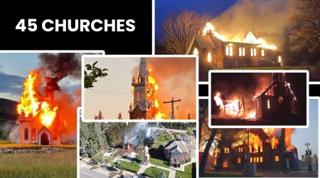 45 churches on fire