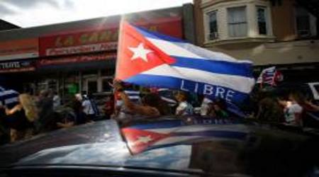 Cuban protestors