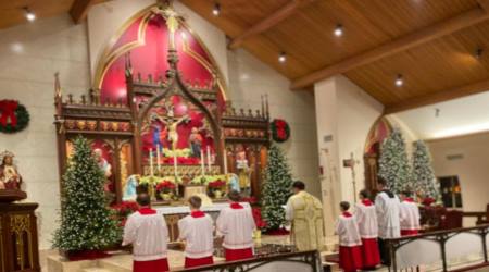 Mass at St. Barnabas, O'Fallon, Missouri