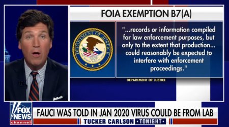 Tucker talks about Fauci emails