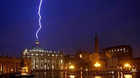 Vatican lightning