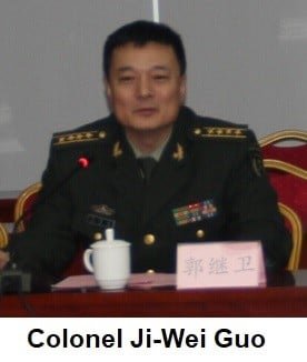 Colonel Ji-Wei Guo of the People’s Liberation Army’s Southwest Hospital, Third Military Medical University in Chongqing, China