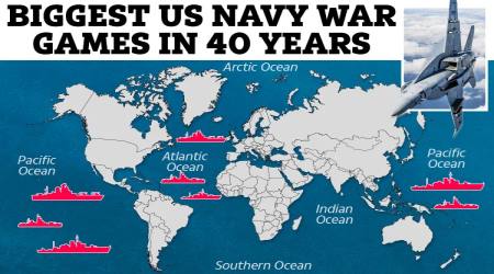 US Navy War games