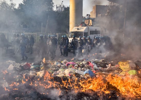 Images from the Godhra riots Modi was accused of initiating