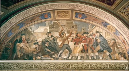 Painting of the Boston Massacre