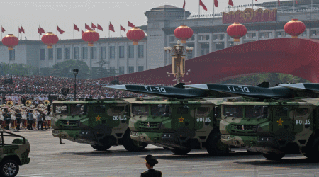 Chinese missile launchers