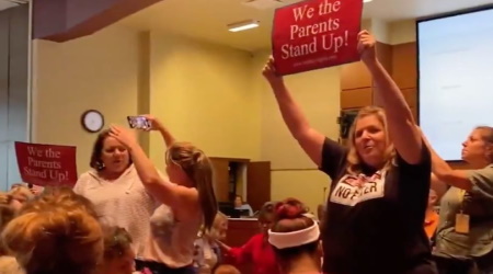 School Board Protest