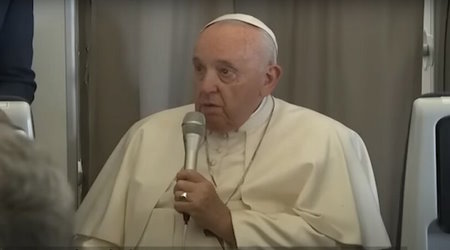 Francis up in the air