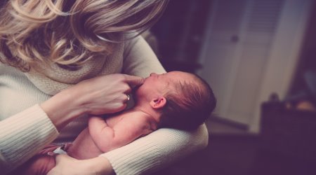 newborn and mother