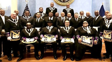 NY officials at Prince Hall Grand Lodge