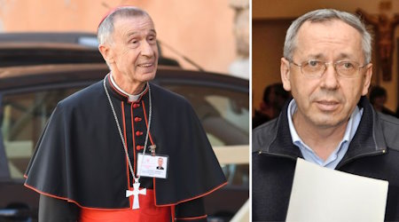 Cardinal Luis Ladaria Ferrer, the former prefect of the Dicastery for the Doctrine of the Faith, and Rupnik