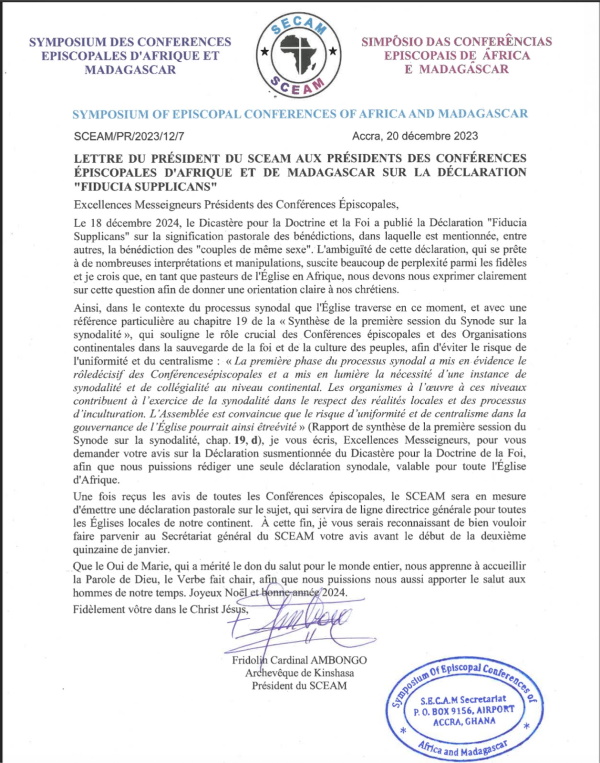 Ambongo letter