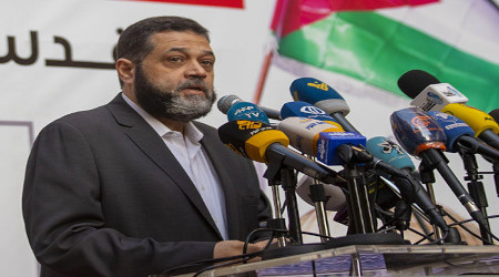 Hamas political bureau member Osama Hamdan