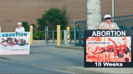 abortion protest