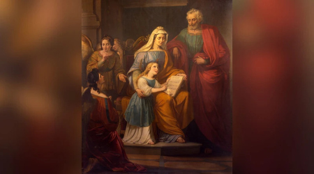 Our Lady and her parents