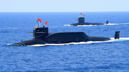 The Chinese Dragon Lurks Beneath the Pacific: China's Atomic-Powered Submarines, With Nuclear-Tipped Missiles, Can Reach US Cities, Pacific Rim