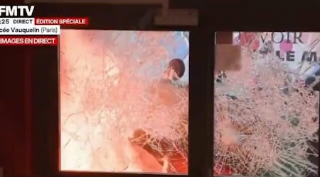 Rioters Torch Paris School Exit And Trap 100 Students Inside