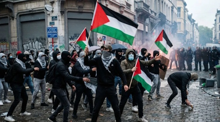 The European Spring Explodes as Demonstrators Waving Palestinian Flags Clash with Police, Set Fires in Cities Across Continent