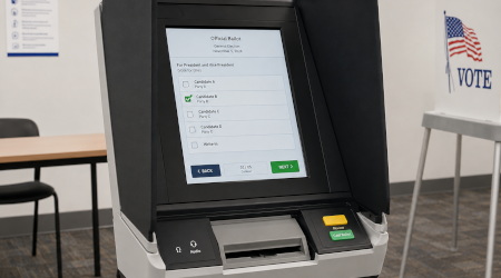 DHS Secretary Says Chinese Parts in Voting Machines Necessitate Audit