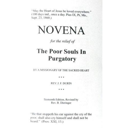 novena poor souls in purgatory book prayer book prayers a doctors note